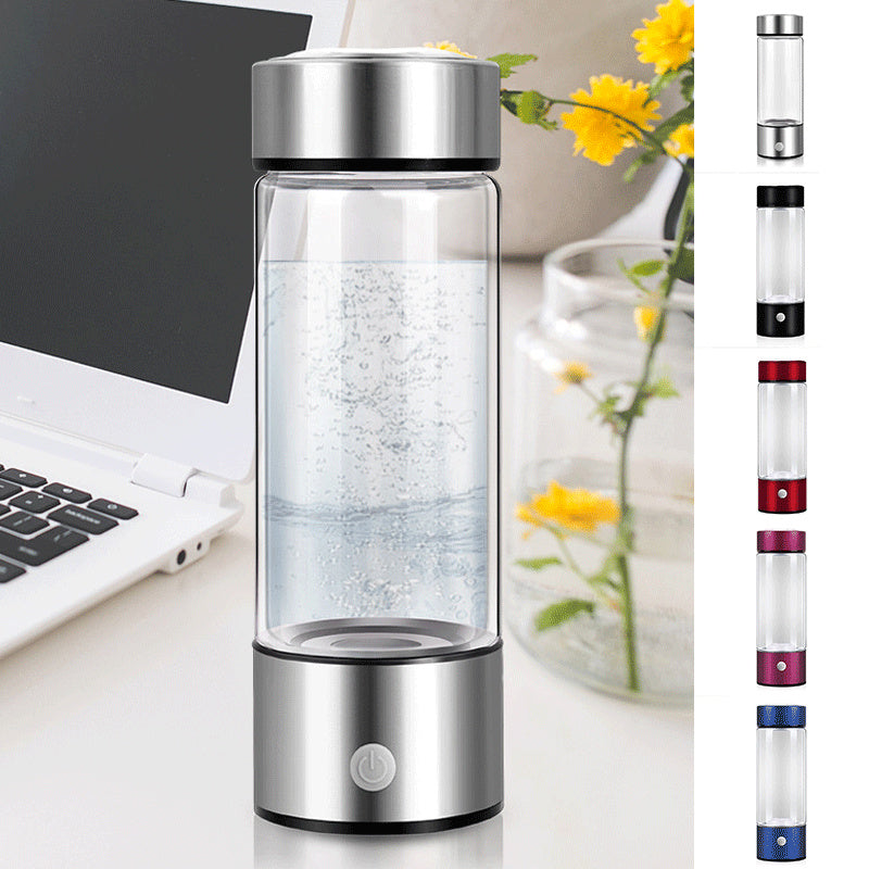 Brilliant hydrogen-infusing rechargeable water bottle for antioxidant rich hydration - Plenish