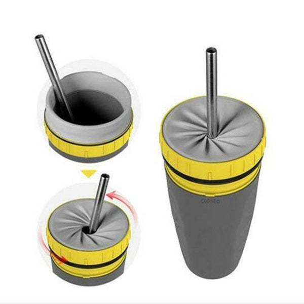 Clever portable insulated cup with simple twist close lid - Plenish