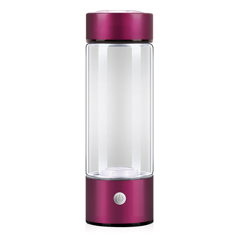 Brilliant hydrogen-infusing rechargeable water bottle for antioxidant rich hydration - Plenish