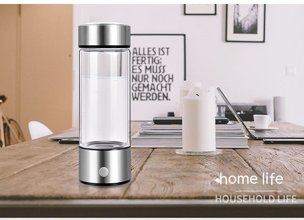 Brilliant hydrogen-infusing rechargeable water bottle for antioxidant rich hydration - Plenish