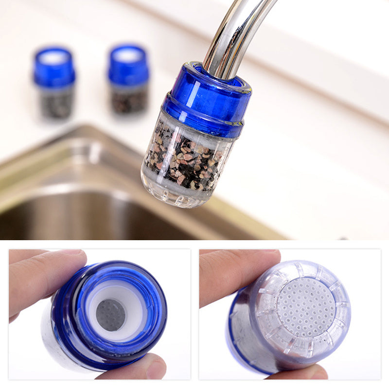 Easy to fit faucet water purification filter with activated carbon - Plenish