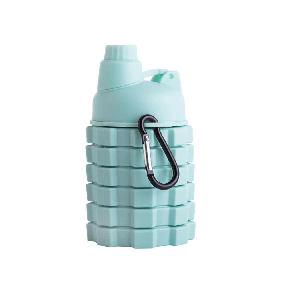 Ultra compact fold down water bottle for easy storage - Plenish