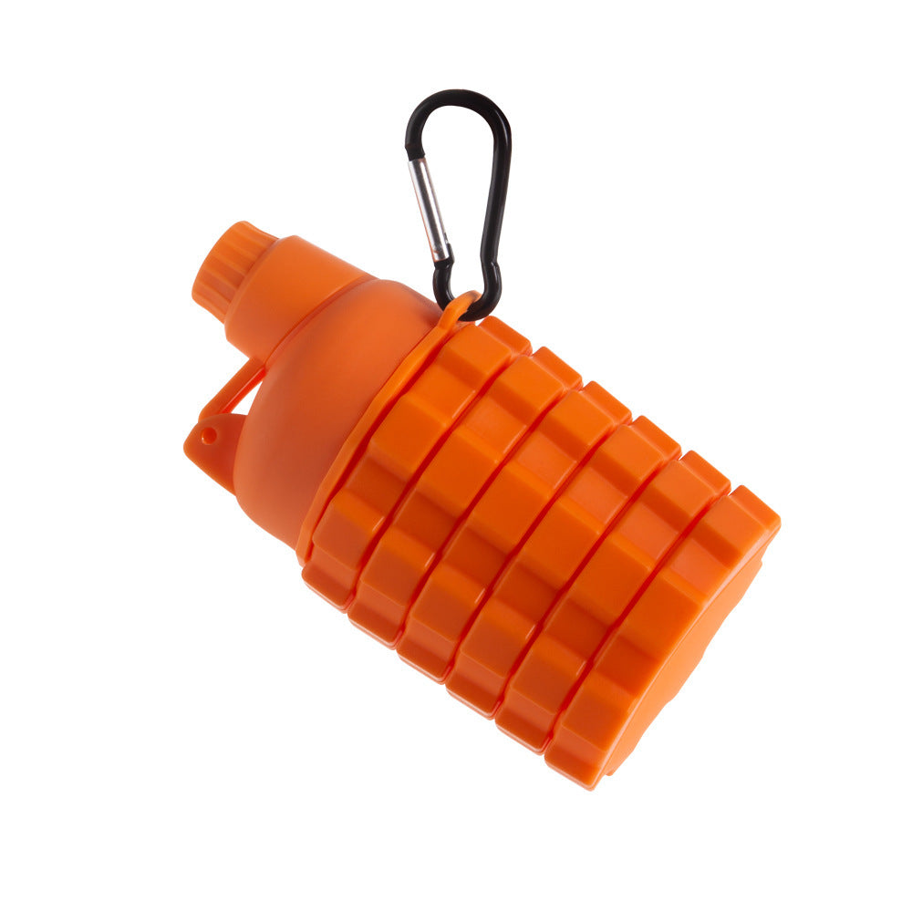 Ultra compact fold down water bottle for easy storage - Plenish